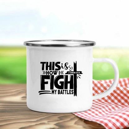 Jesus Is God Enamel Coffee Mug