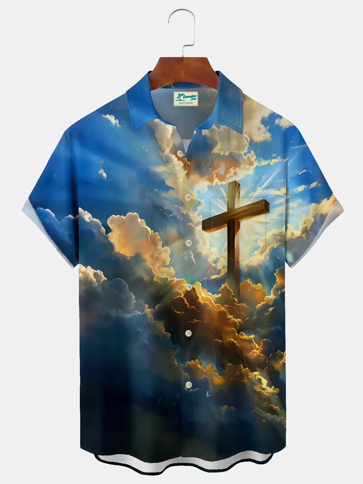 Men’s Cross Casual Lapel Shirt