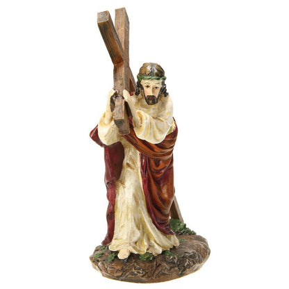 Jesus Crucifix Resin Statue Decor