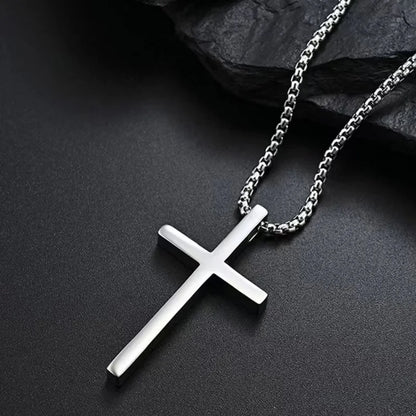 Jesus Cross Pendant Chain Necklace