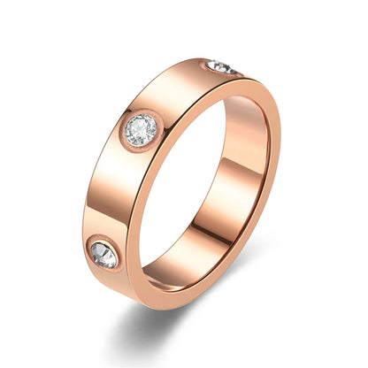 Gold-Plated Cross Couple Ring