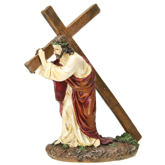 Jesus Crucifix Resin Statue Decor