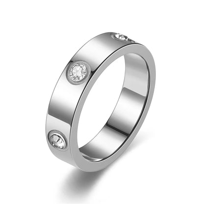 Gold-Plated Cross Couple Ring