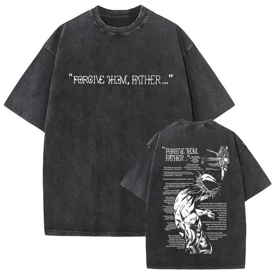 Vintage Washed Jesus Graphic T-Shirt