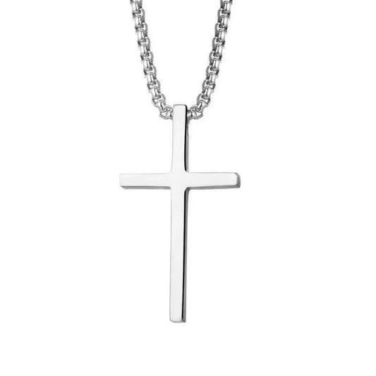 Jesus Cross Pendant Chain Necklace