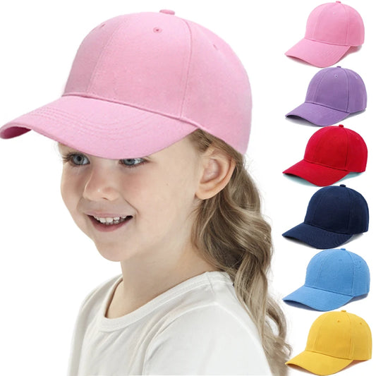 Kids Summer Adjustable Baseball Cap