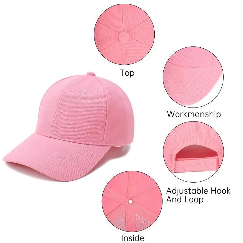 Kids Summer Adjustable Baseball Cap