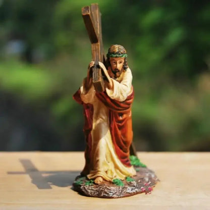 Jesus Crucifix Resin Statue Decor