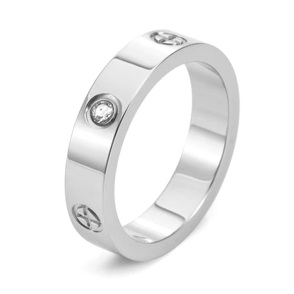 Gold-Plated Cross Couple Ring