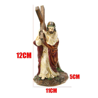 Jesus Crucifix Resin Statue Decor